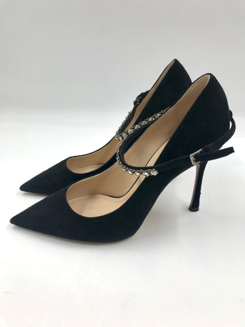 Christian Dior Suede Crystal Strap Size 37.5 Heels