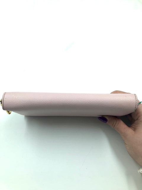 Fendi Peonia Pink Long is Leather Wallet