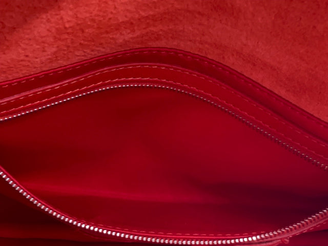 Fendi Red Beaded Baguette Shoulder Bag