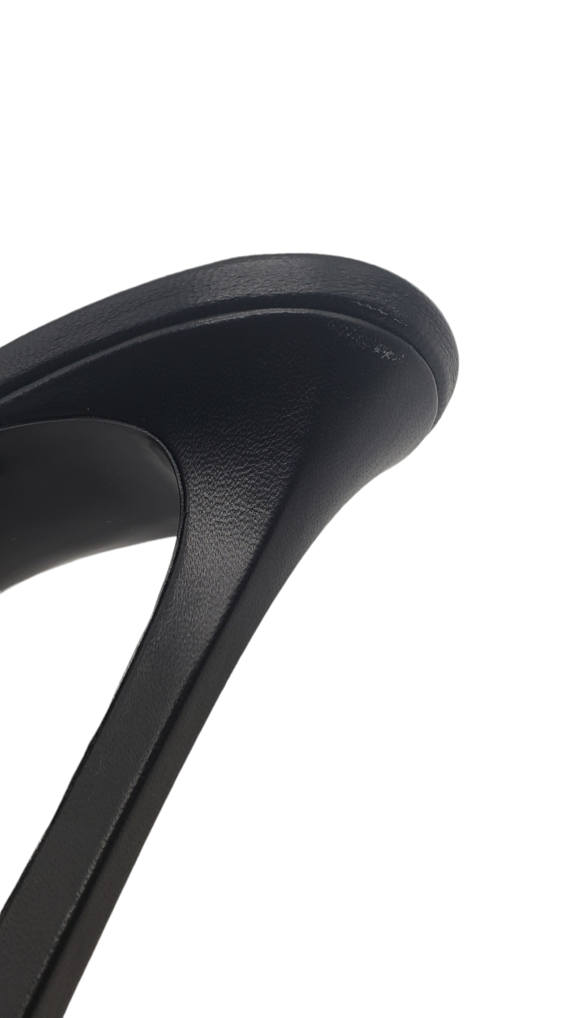 Louis Vuitton Black Leather Embossed Revival Size 40 Mules