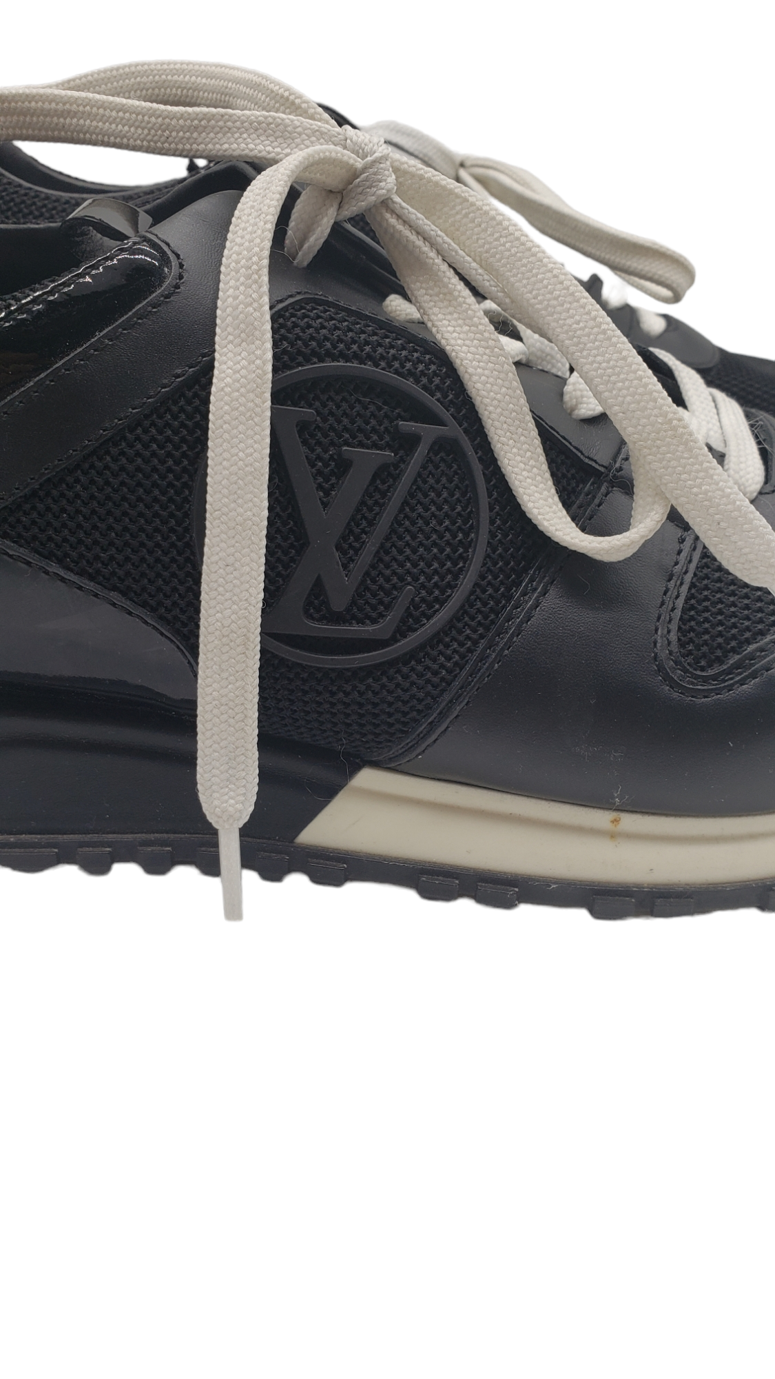 Louis Vuitton Black Run Away Size 37.5 Sneakers