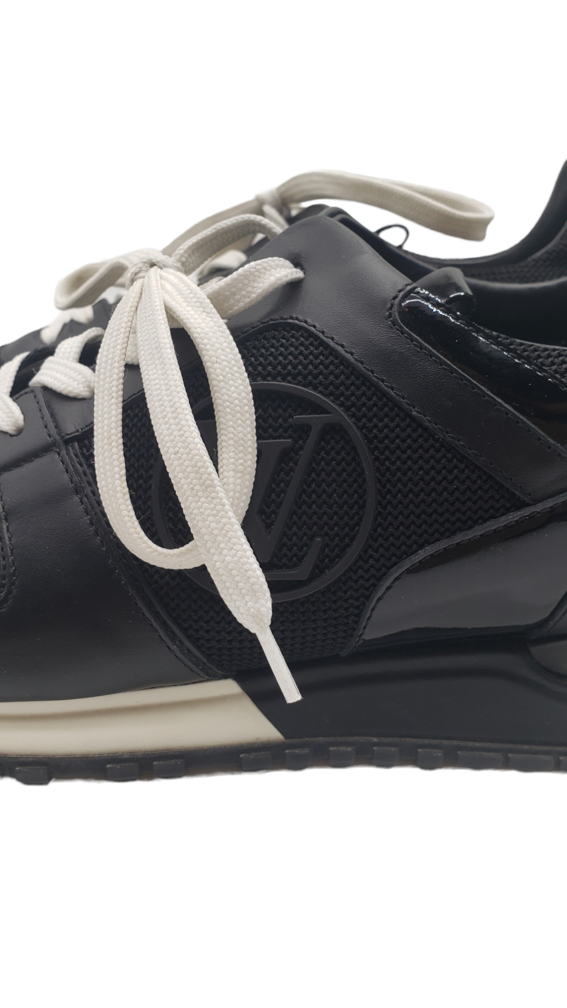 Louis Vuitton Black Run Away Size 37.5 Sneakers