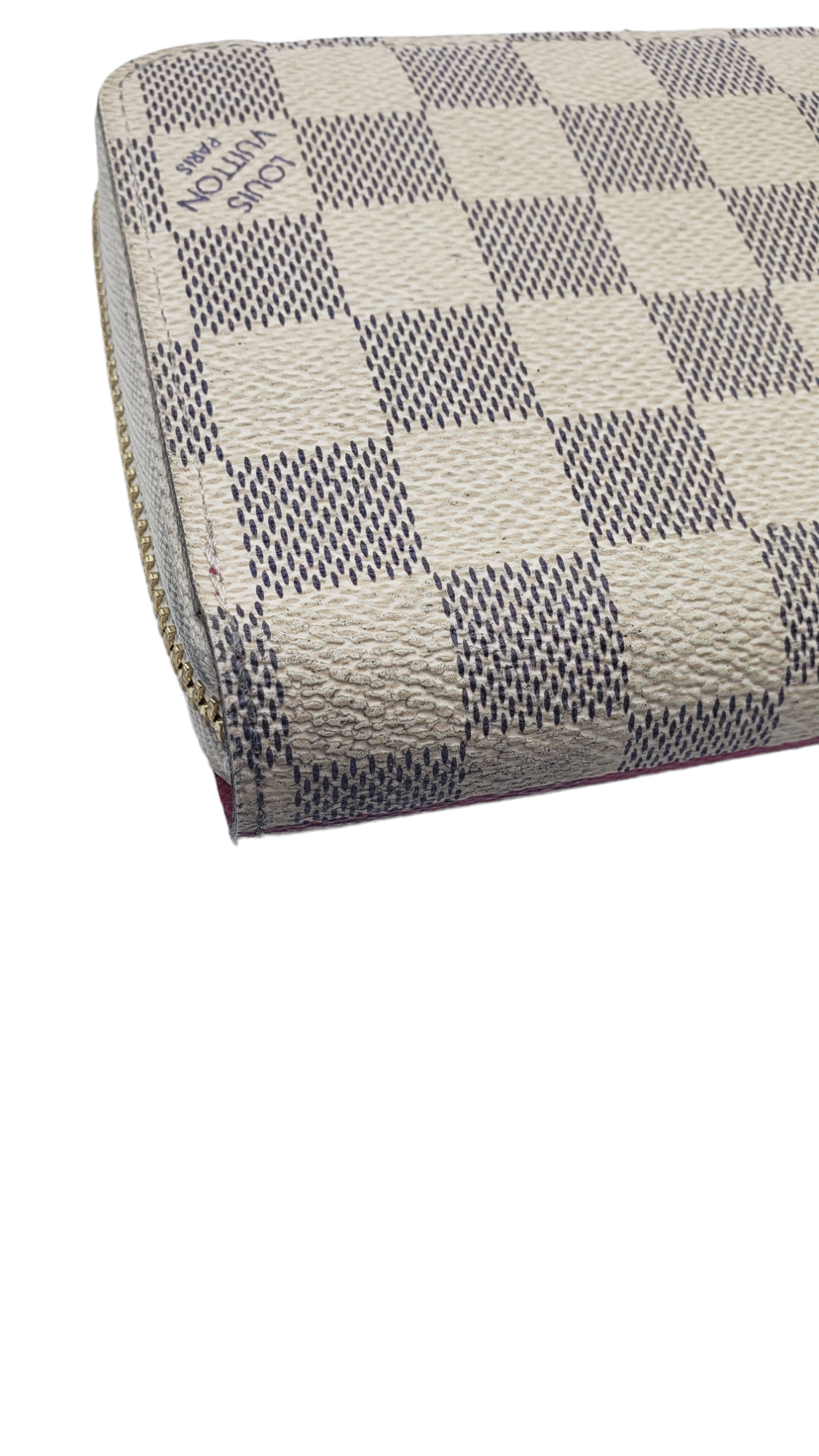 Louis Vuitton Damier Azur Christmas Animation Giraffe Zippy Wallet