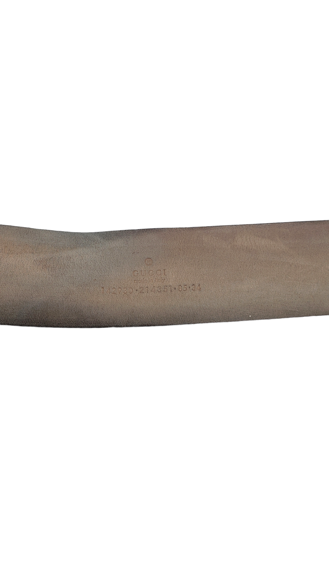 Gucci Brown GG Supreme Canvas Size 85/34 Belt