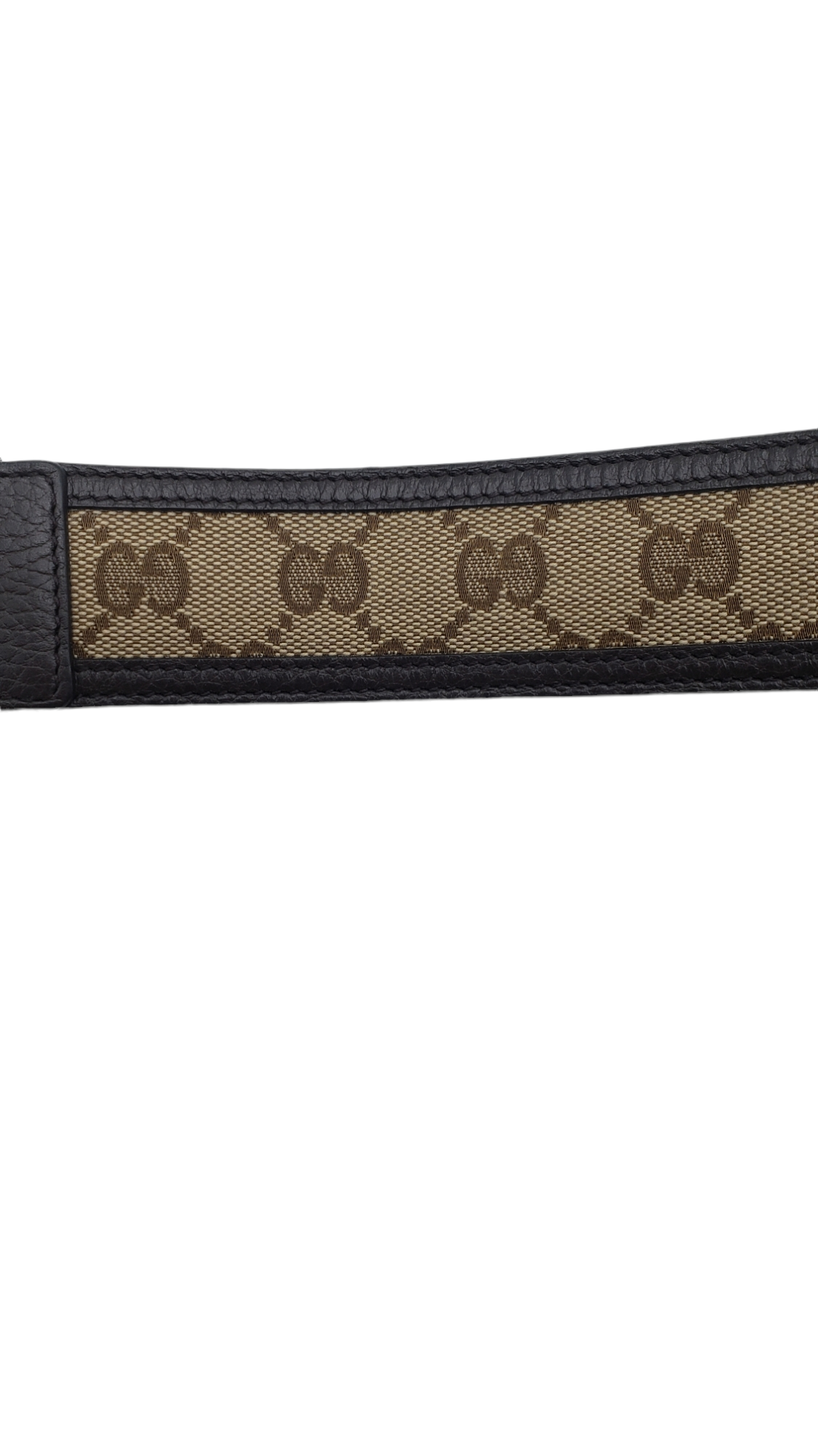 Gucci GG Canvas Leather Size 80/32 Belt