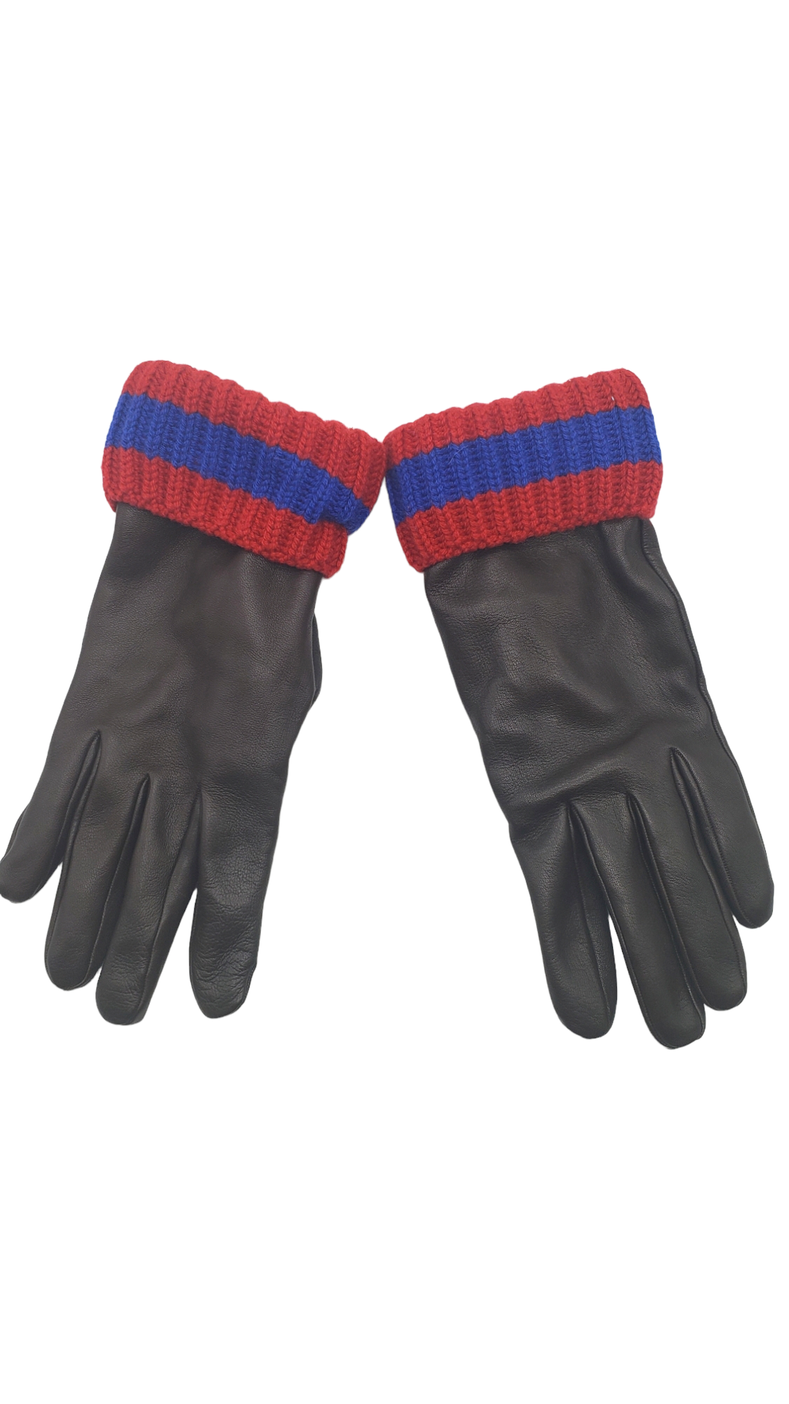 Gucci Brown Leather Size Medium Gloves