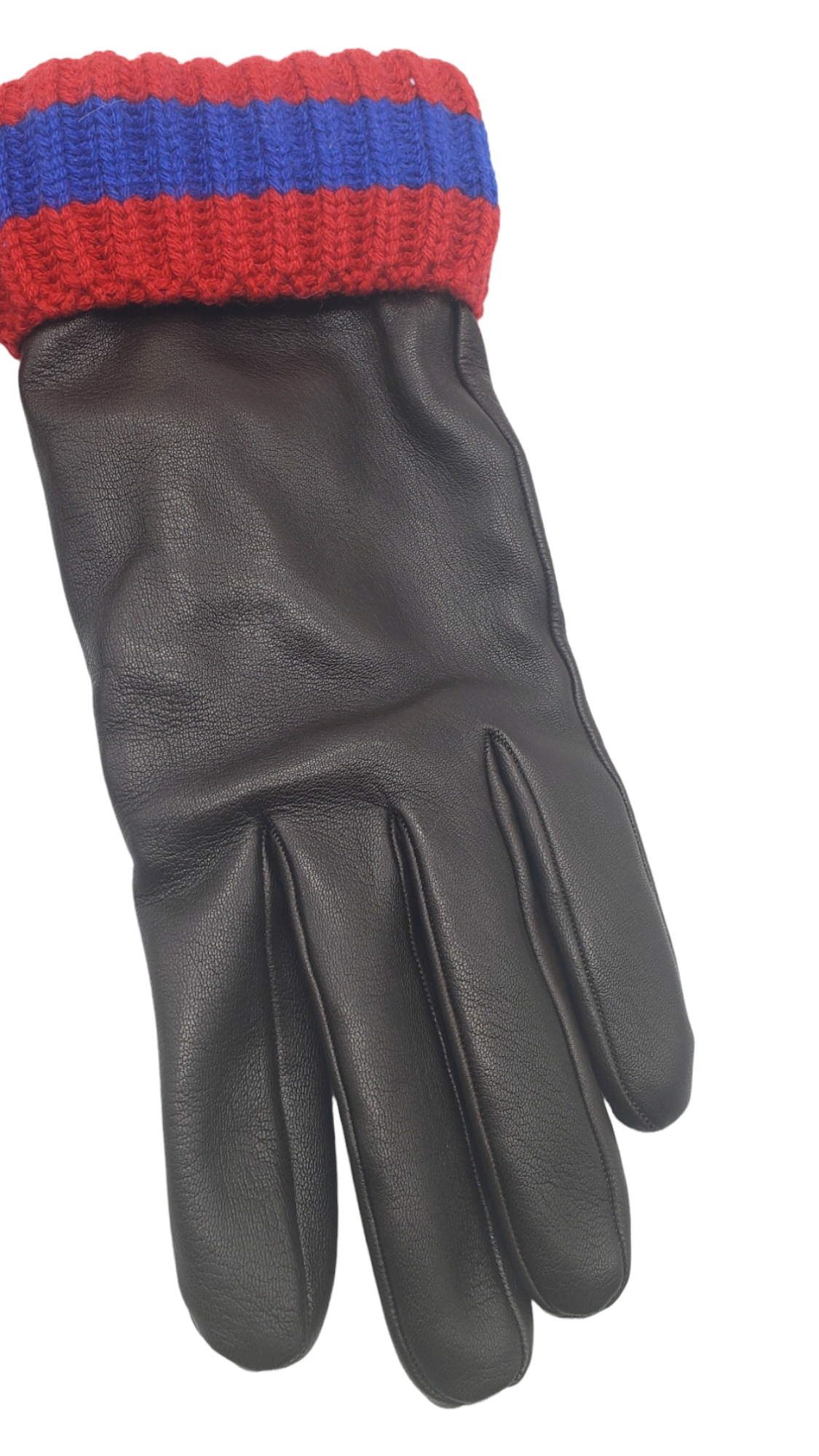 Gucci Brown Leather Size Medium Gloves