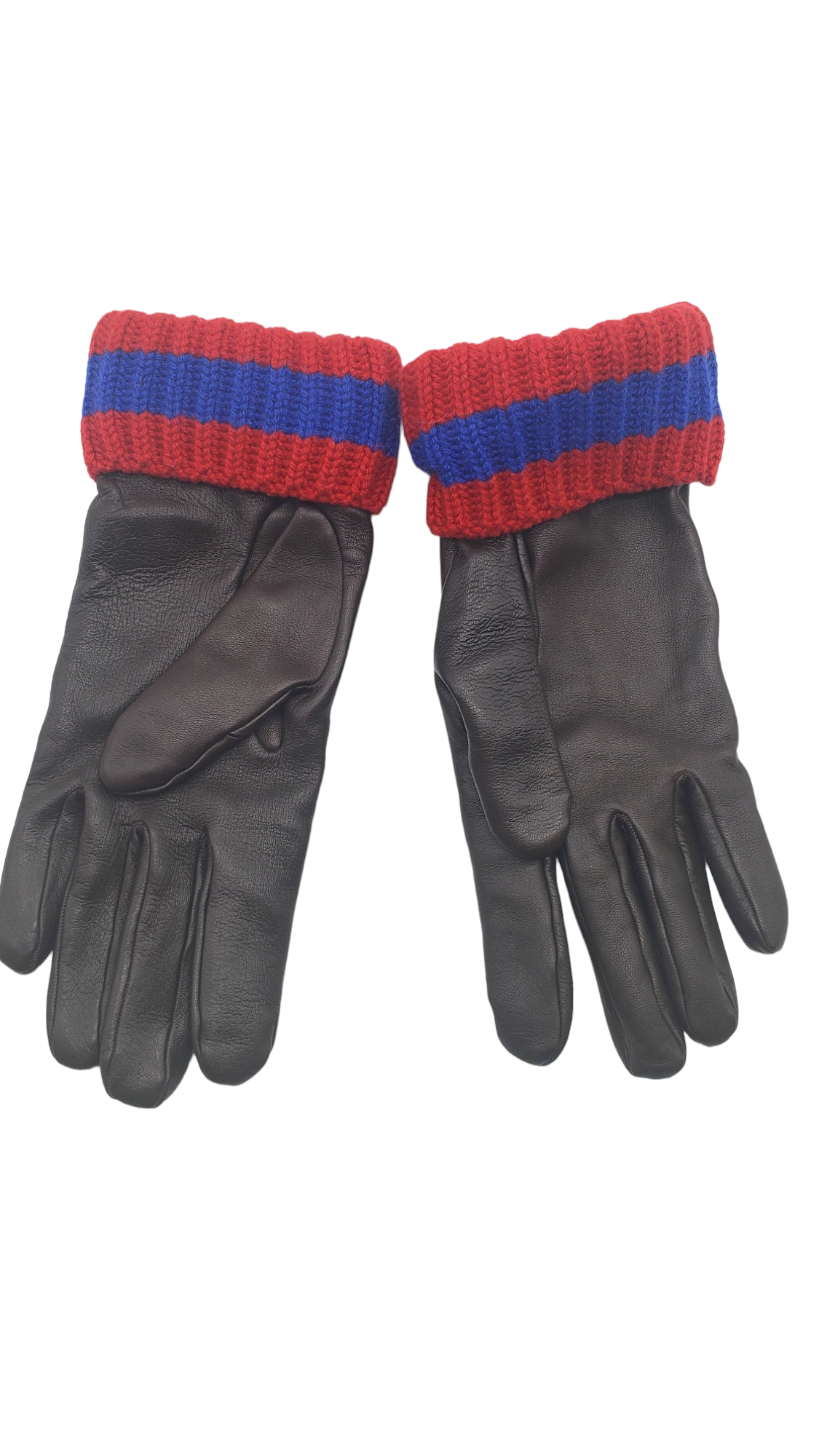 Gucci Brown Leather Size Medium Gloves