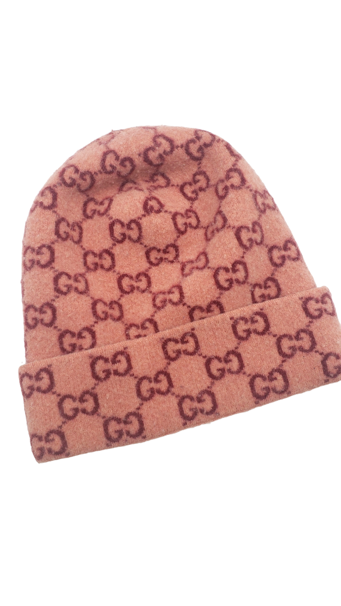 Gucci Mauve GG Wool Size Medium Hat