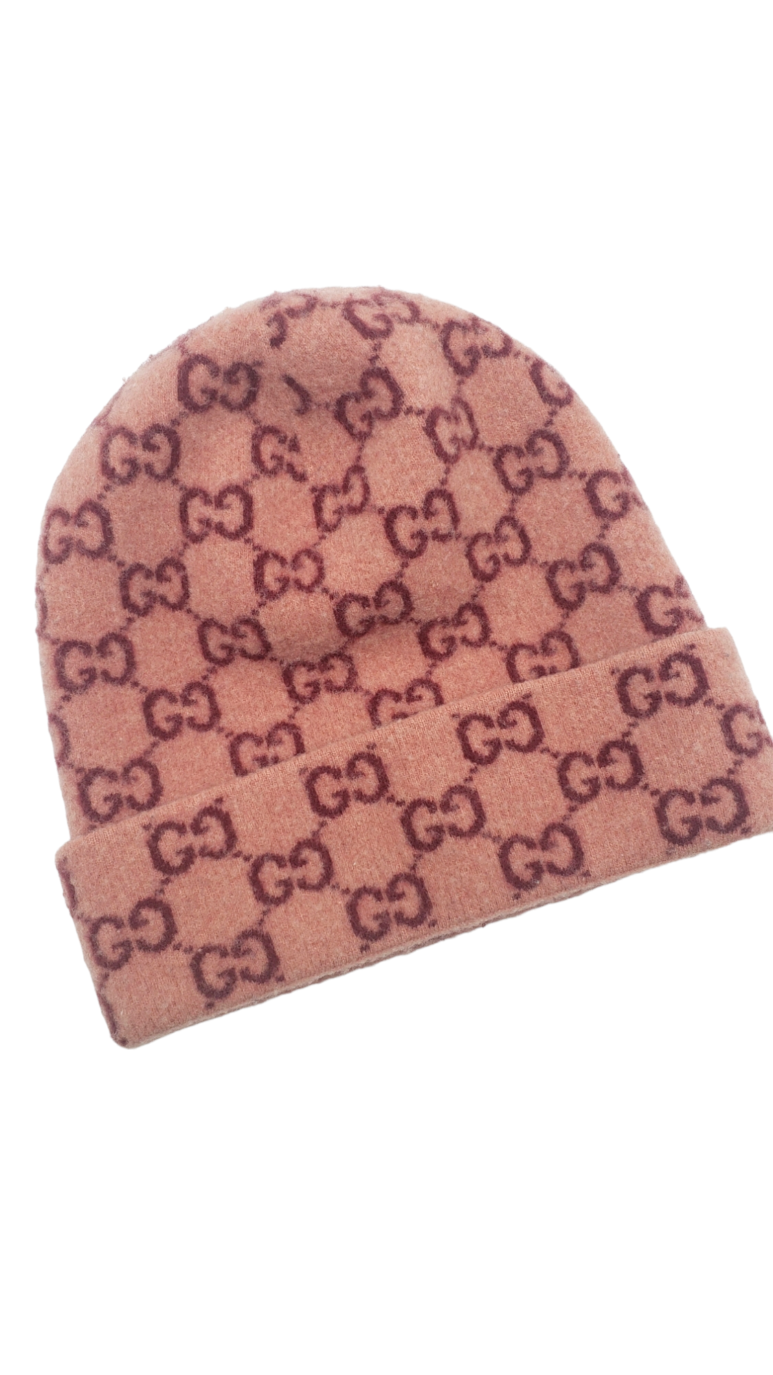 Gucci Mauve GG Wool Size Medium Hat