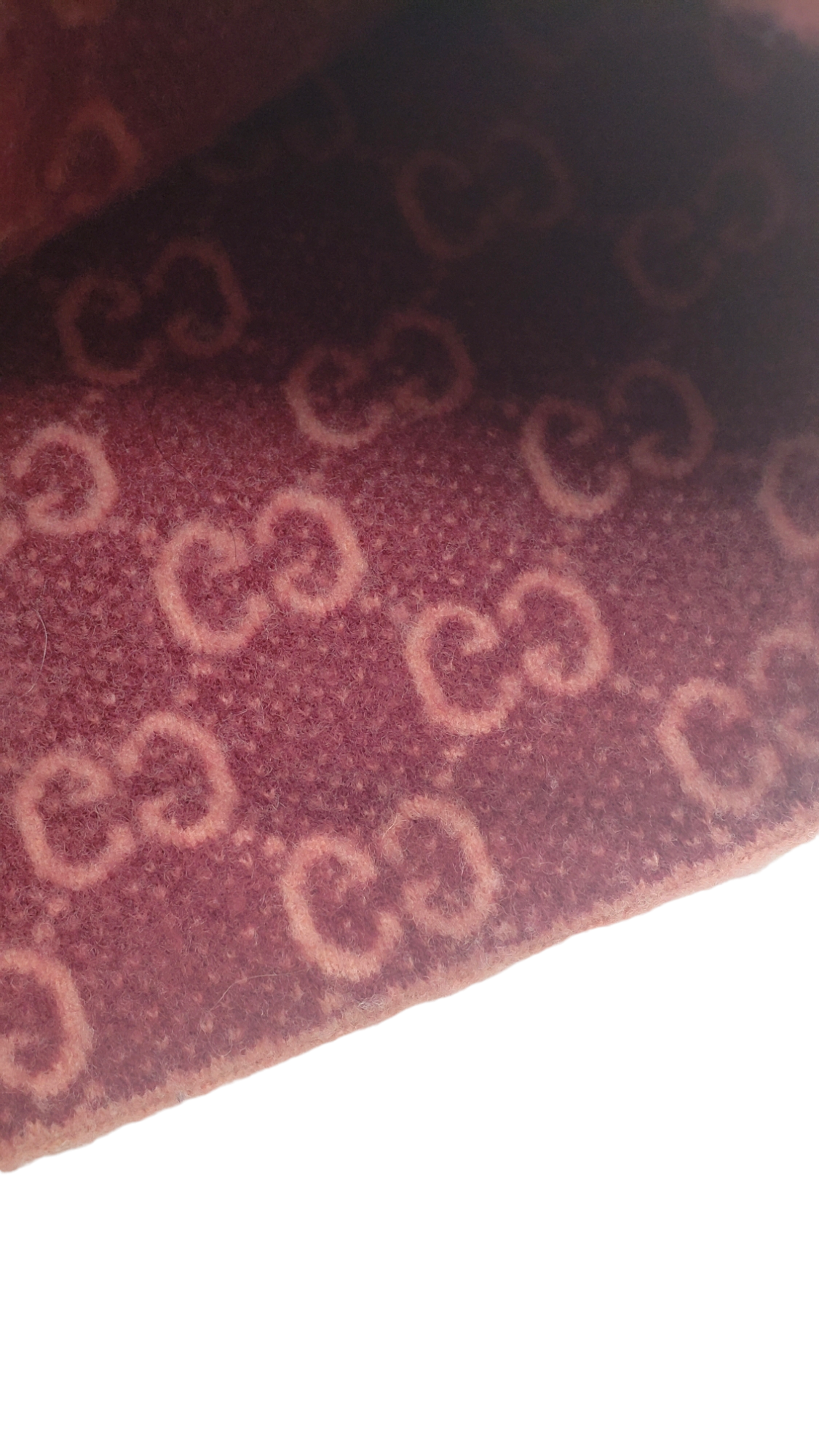 Gucci Mauve GG Wool Size Medium Hat