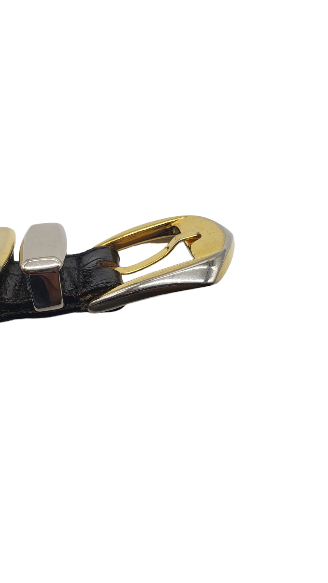 Versace Vintage Black Studded Size XS/S Mini Pouch Belt