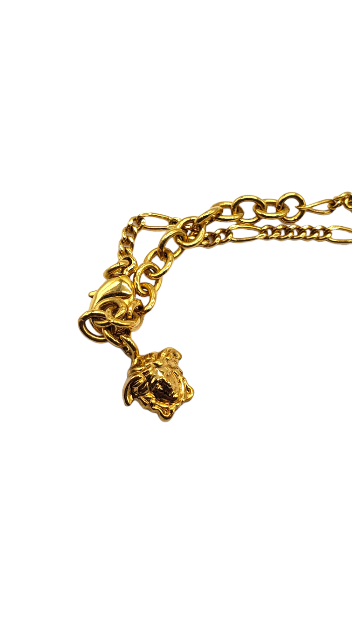 Versace Gold Large Medusa Medallion Necklace