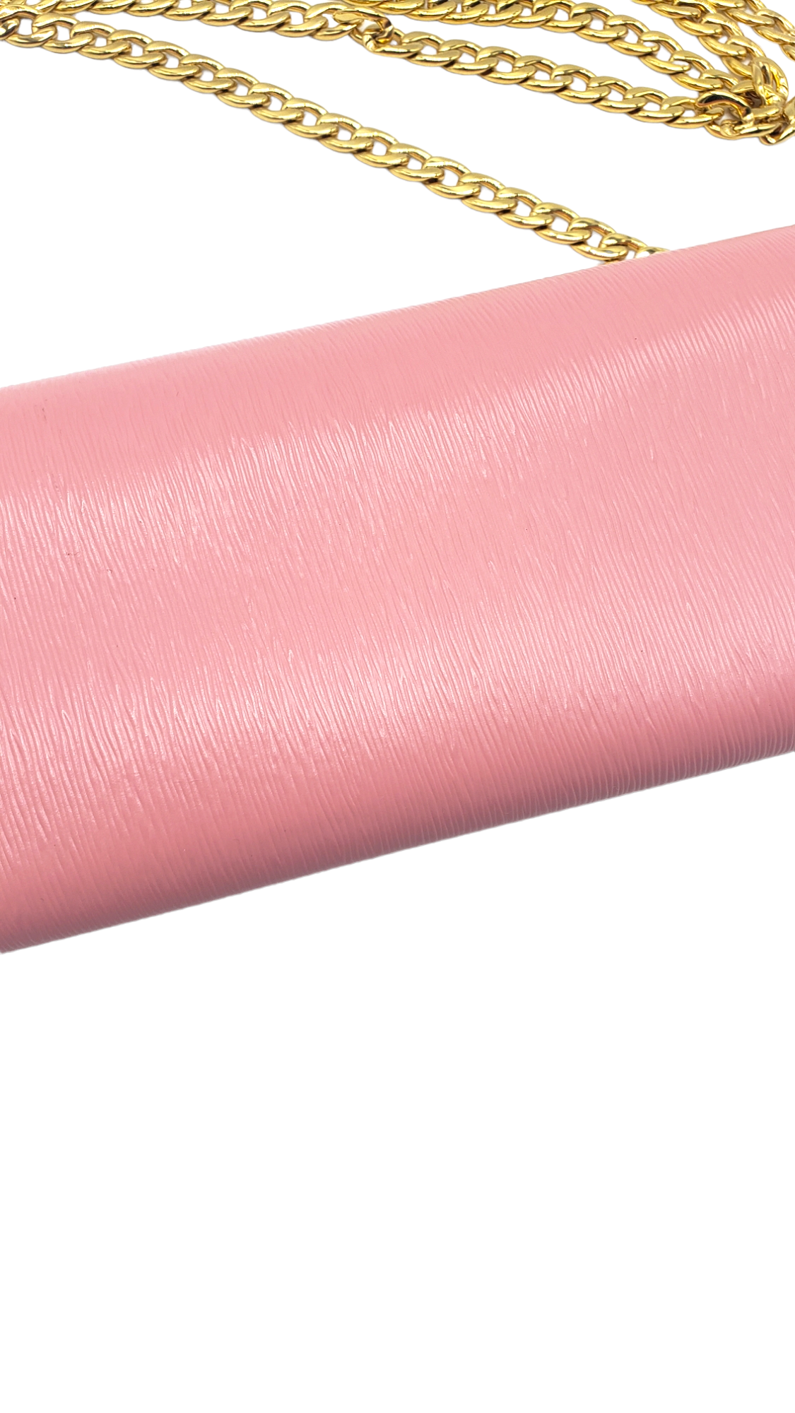 Prada Pink Textured Leather WOC