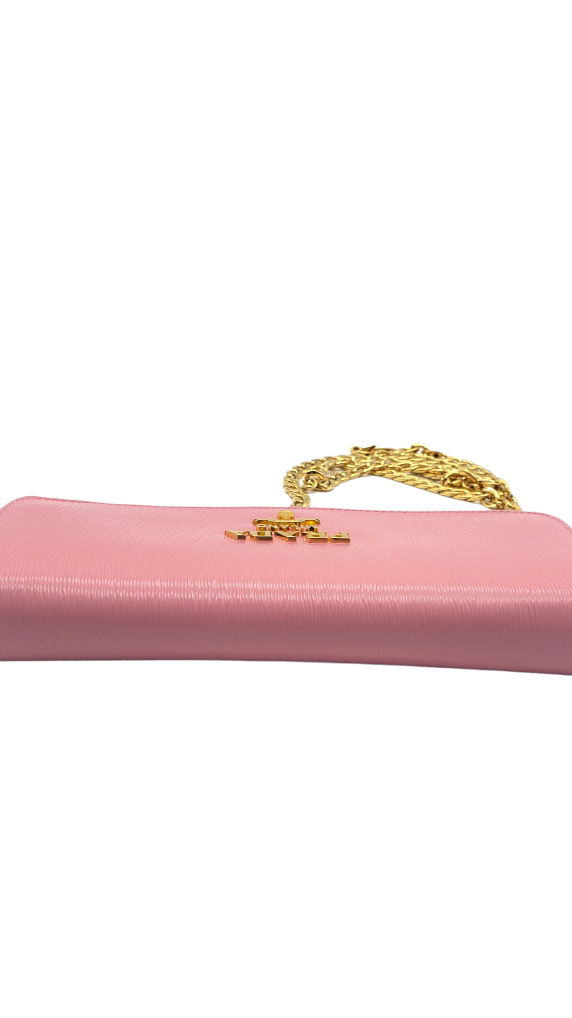 Prada Pink Textured Leather WOC
