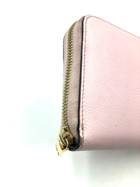 Fendi Peonia Pink Long is Leather Wallet