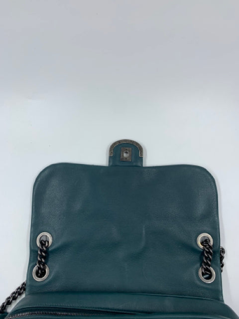 Chanel Green Calfskin Paris-Edinburgh Coco Sporran Jumbo Flap Handbag