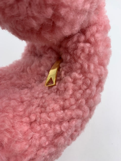 Bottega Veneta Pink Popsicle Shearling Mini Jodie Handbag