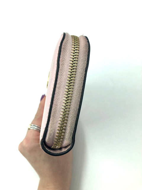 Fendi Peonia Pink Long is Leather Wallet