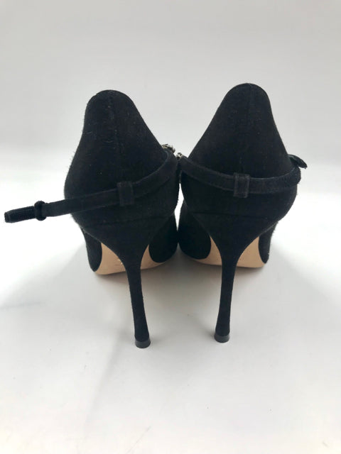 Christian Dior Suede Crystal Strap Size 37.5 Heels