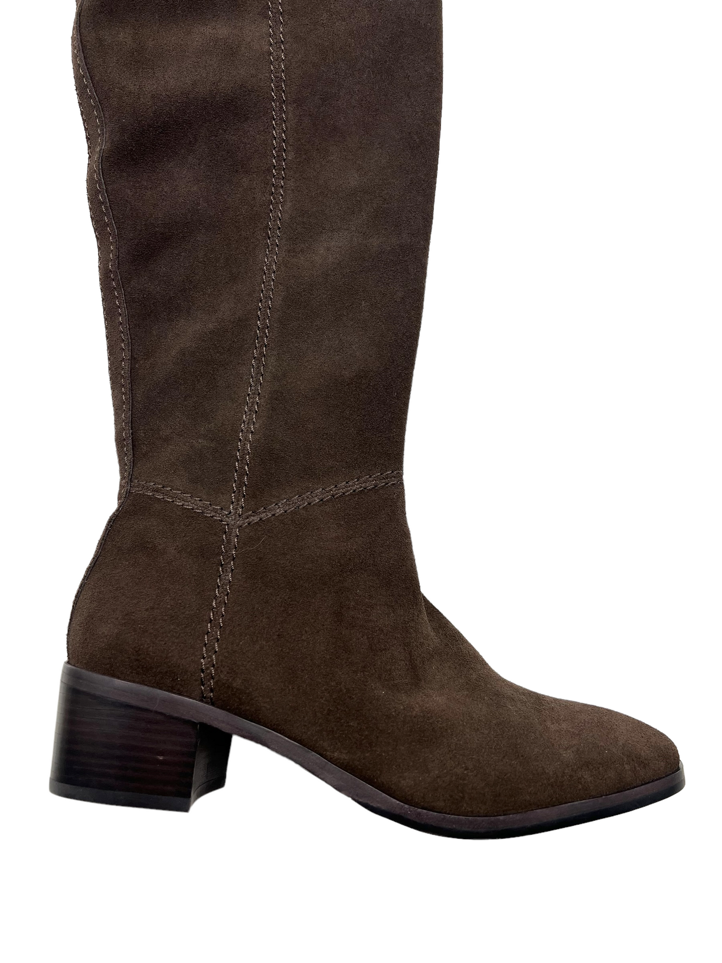 Coach Brown Suede OTK Size 8 Riding Boots