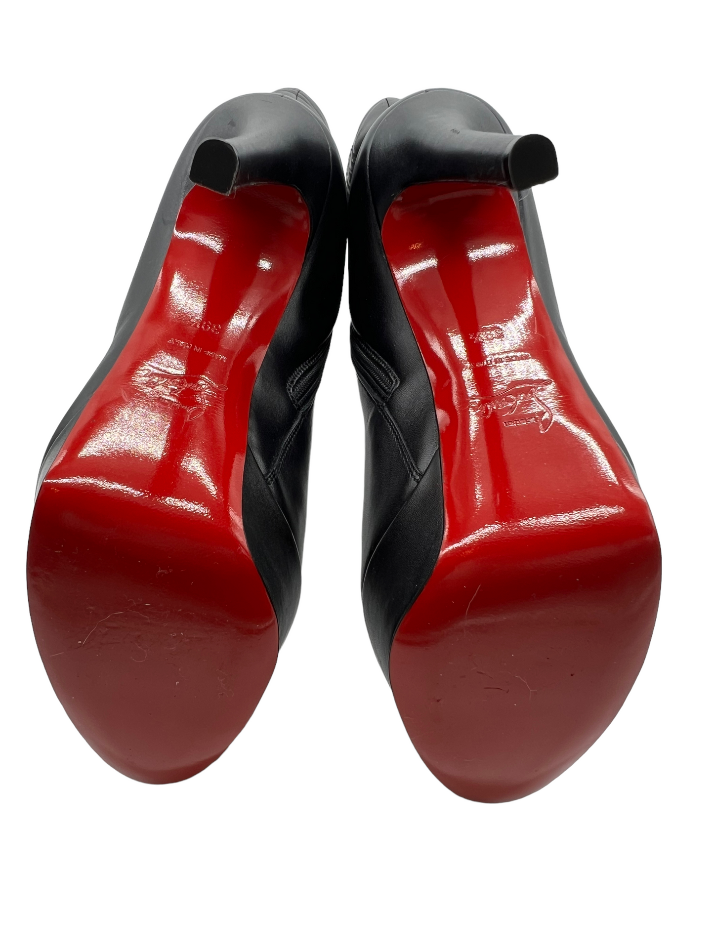 Christian Louboutin Black Bianca Botta 140 Size 39.5 Boots