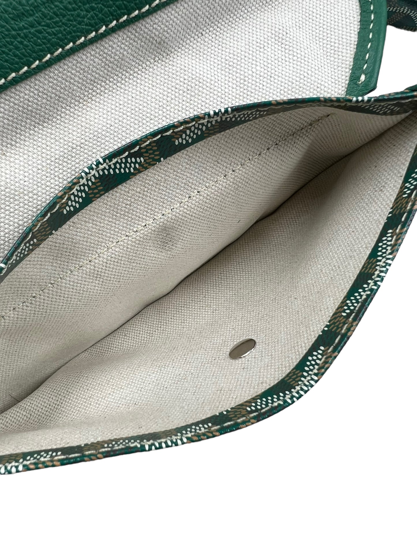 Goyard Green Goyardine Saint Louis GM Tote