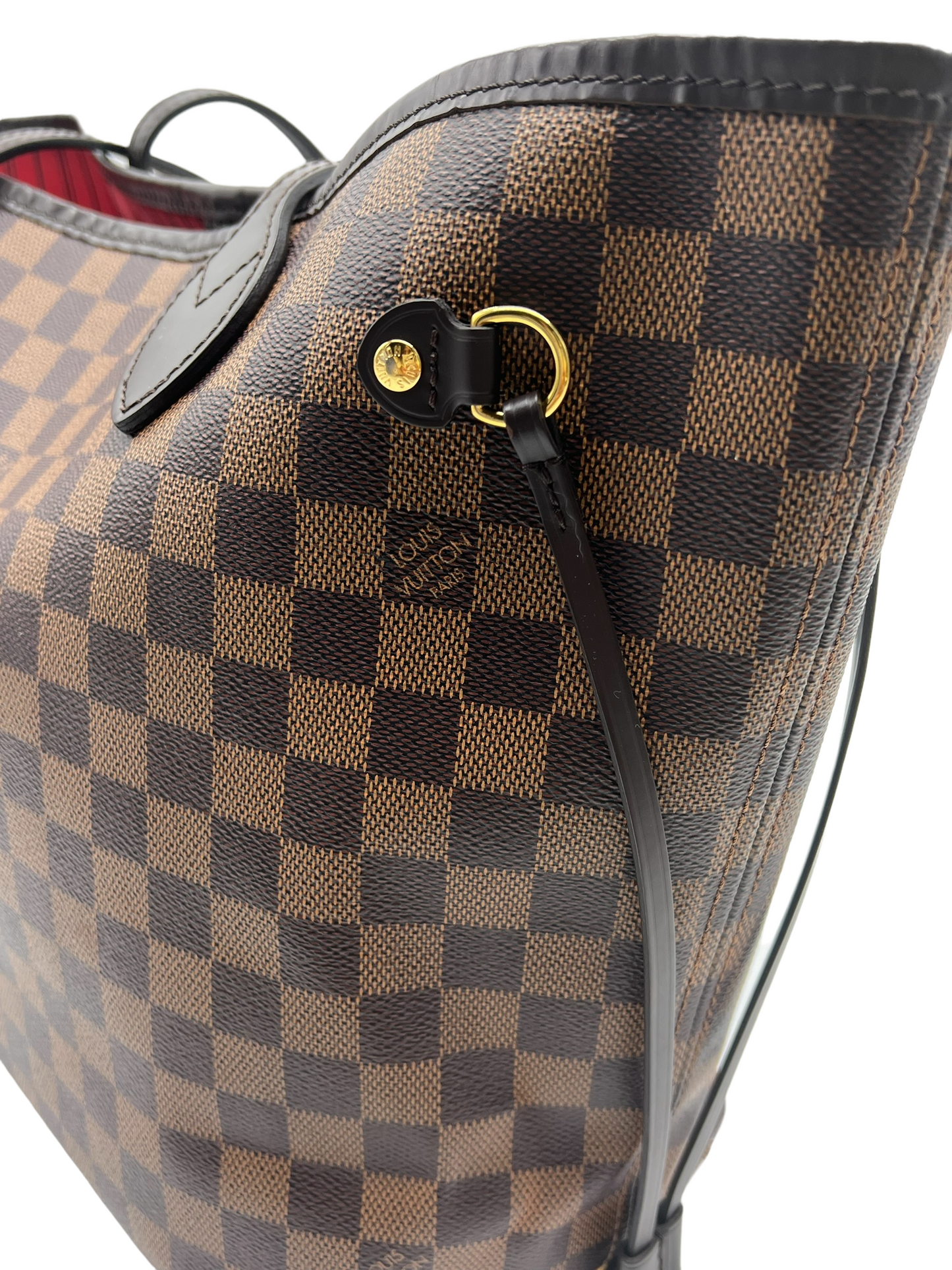 Louis Vuitton Damier Ebene Neverfull MM Tote