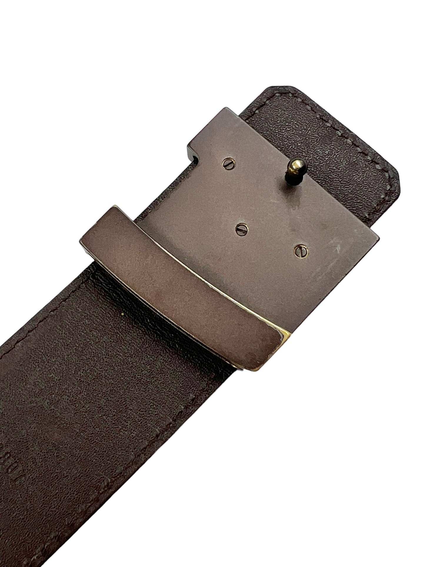 Louis Vuitton Damier Ebene Size 95/38 Initiales 40mm Belt