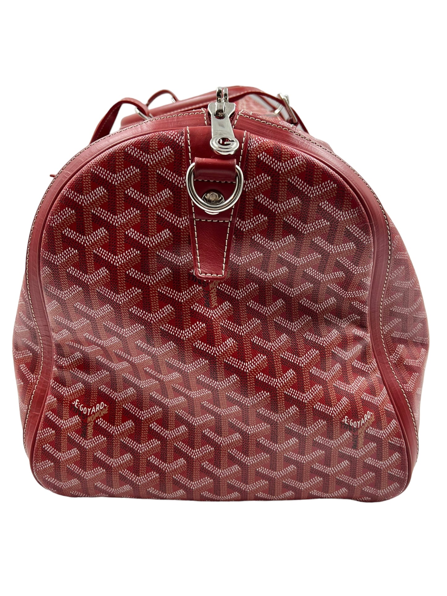 Goyard Red Croisiere 50 Duffle