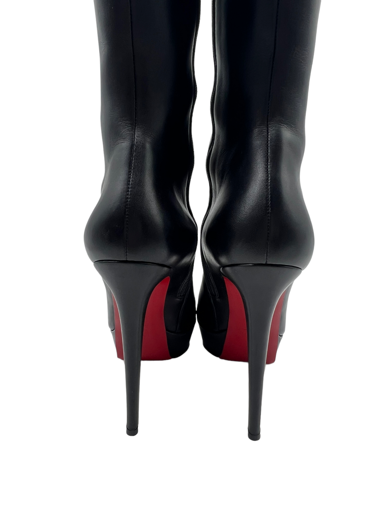Christian Louboutin Black Bianca Botta 140 Size 39.5 Boots
