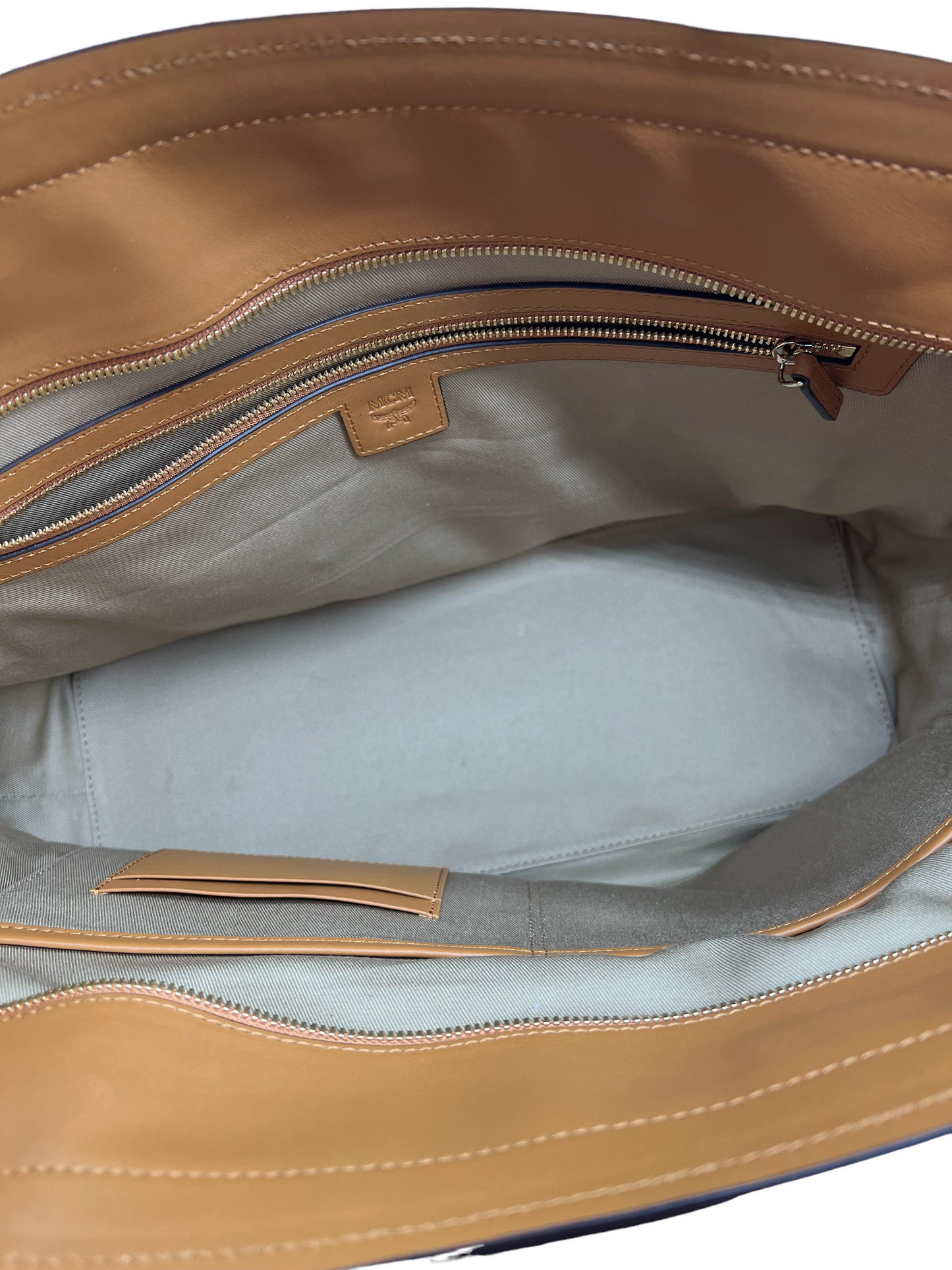 MCM Pink Medium Anya Visetos Tote