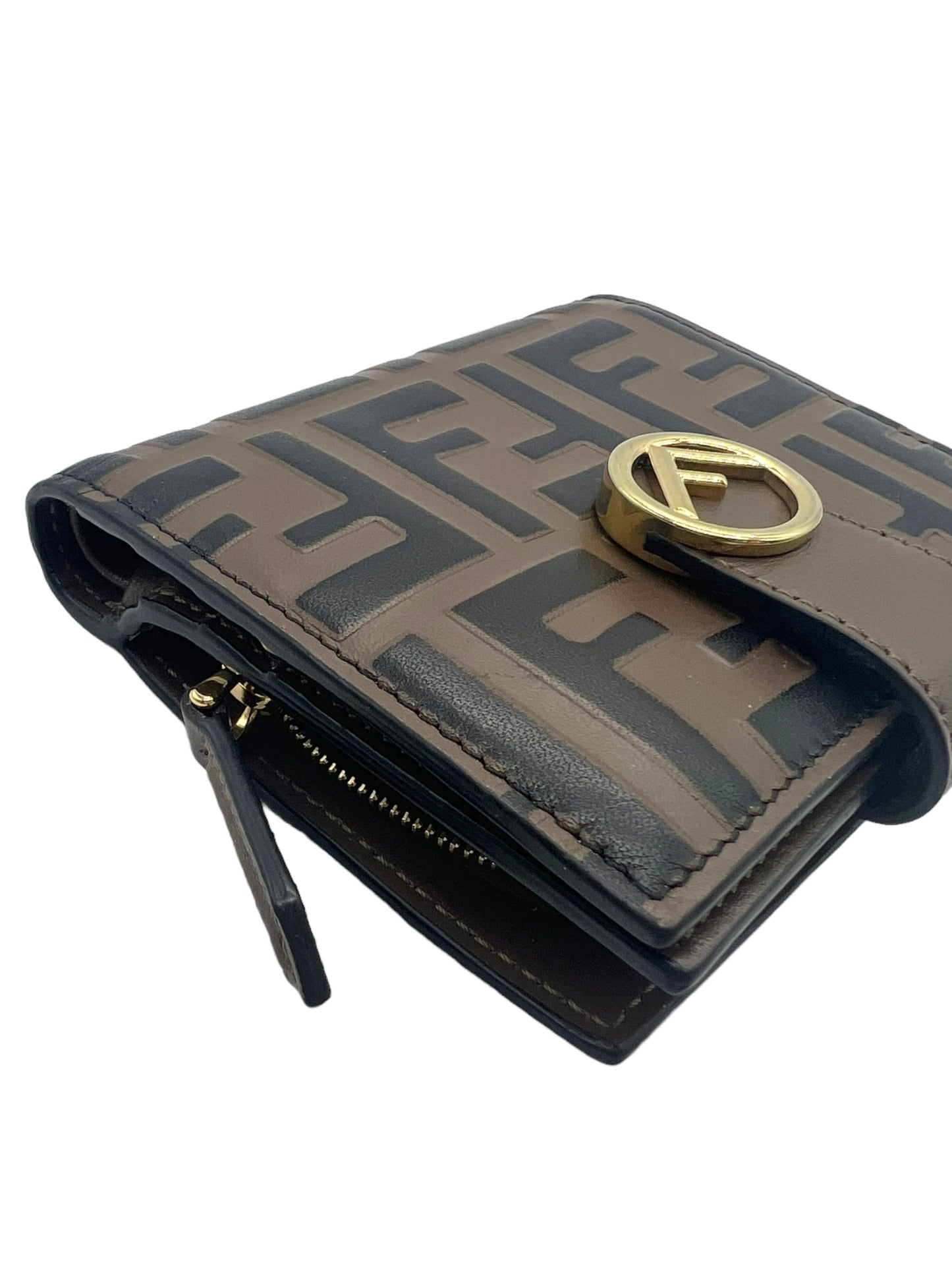 Fendi F is Fendi Compact Bifold Wallet