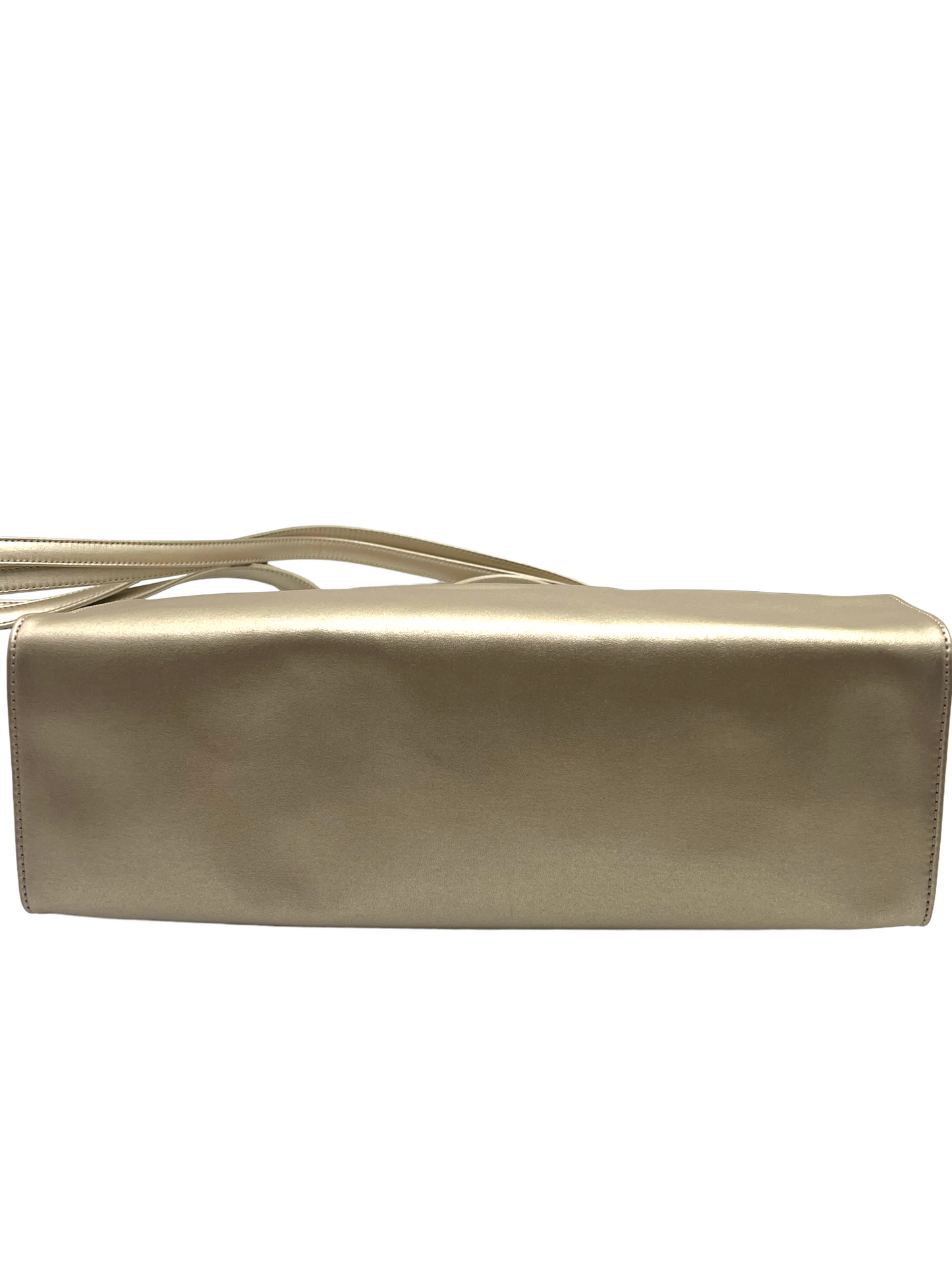 Telfar Vegan Leather Medium Gold Shopper