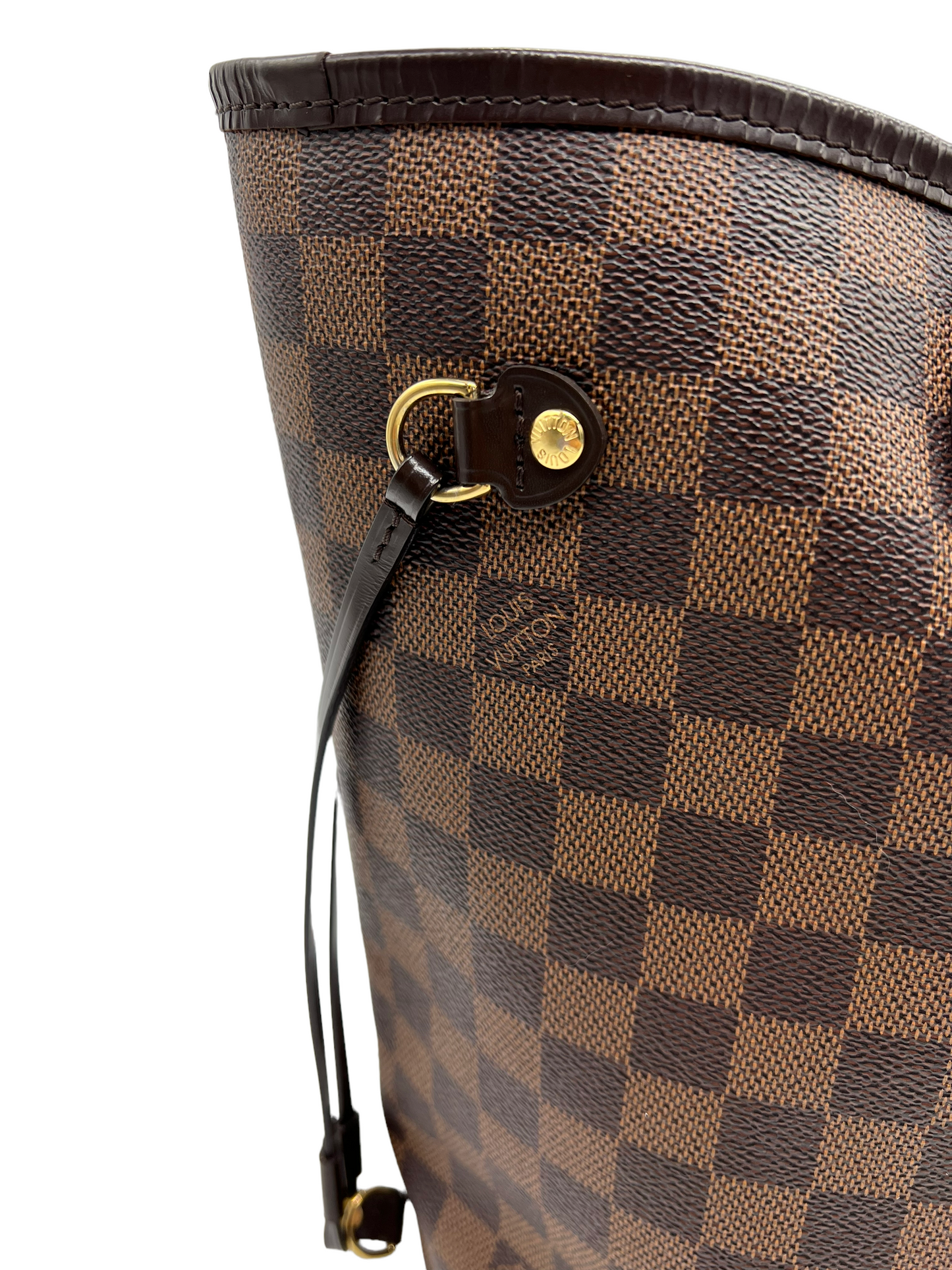 Louis Vuitton Damier Ebene Neverfull MM Tote