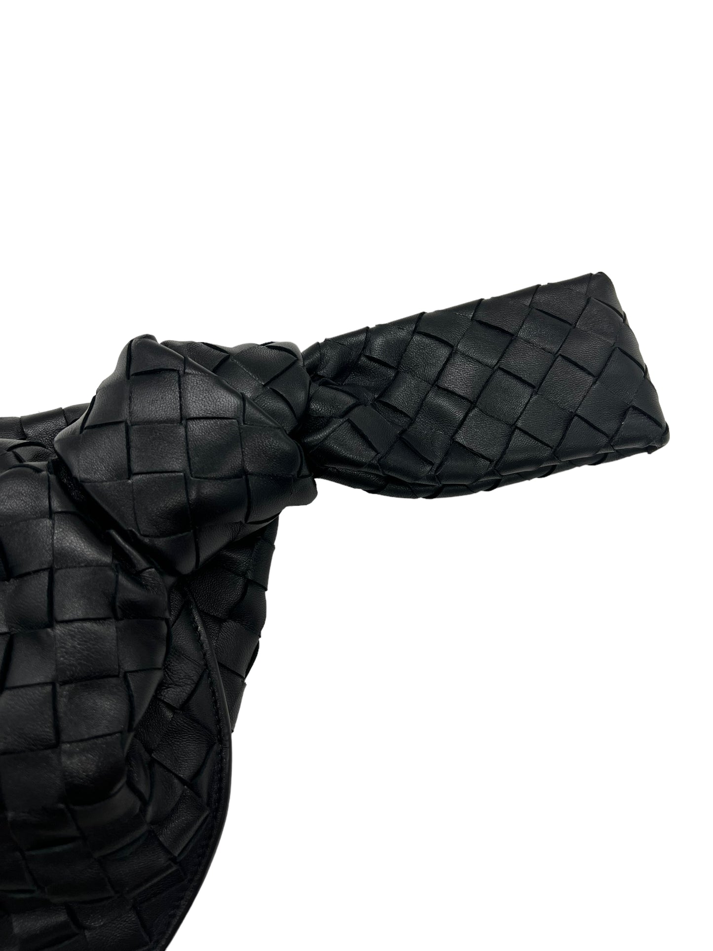 Bottega Veneta Black Nappa Intrecciato Mini BV Twist Bag