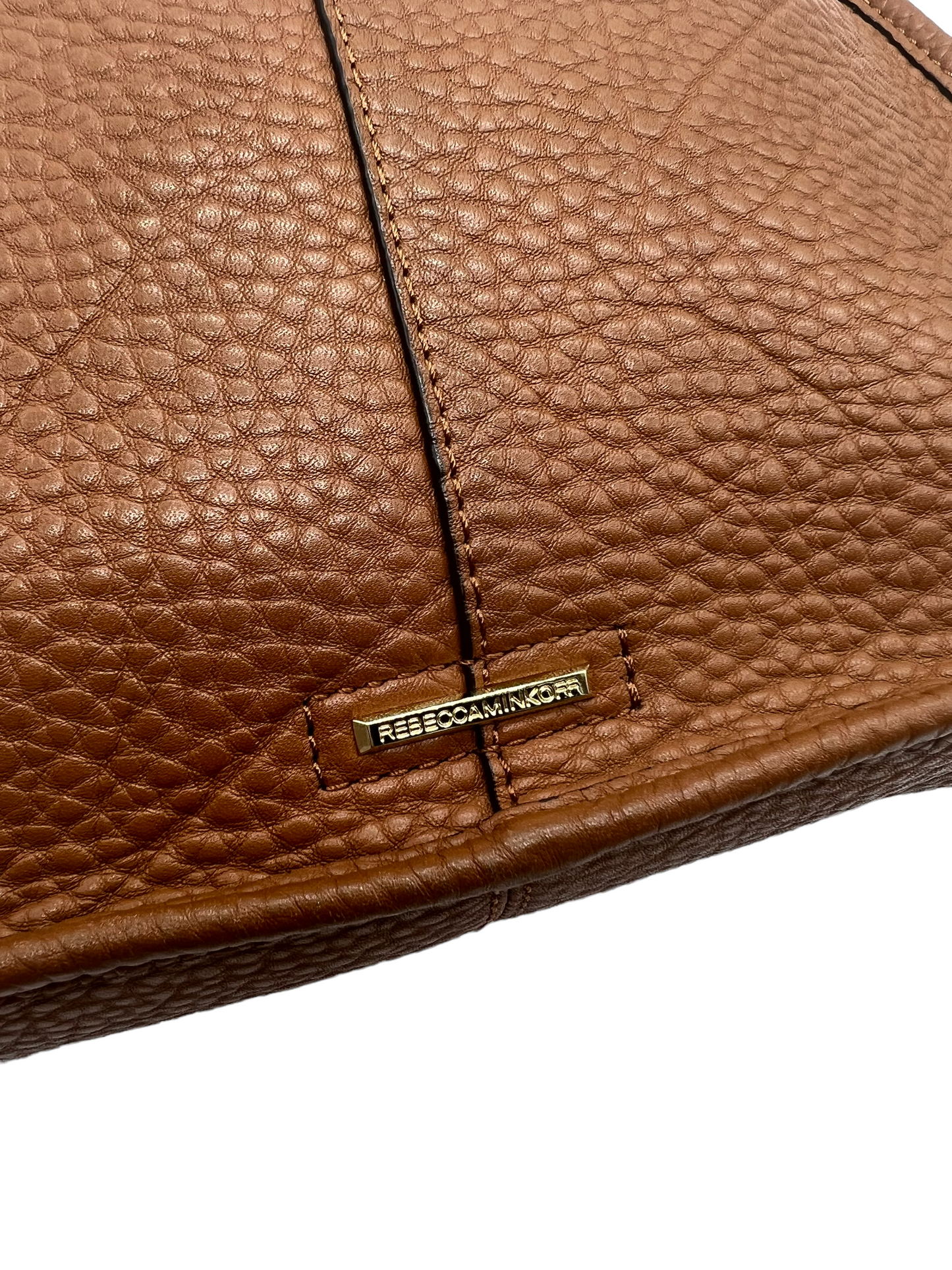 Rebecca Minkoff Tan Unlined Studded Feed Bag