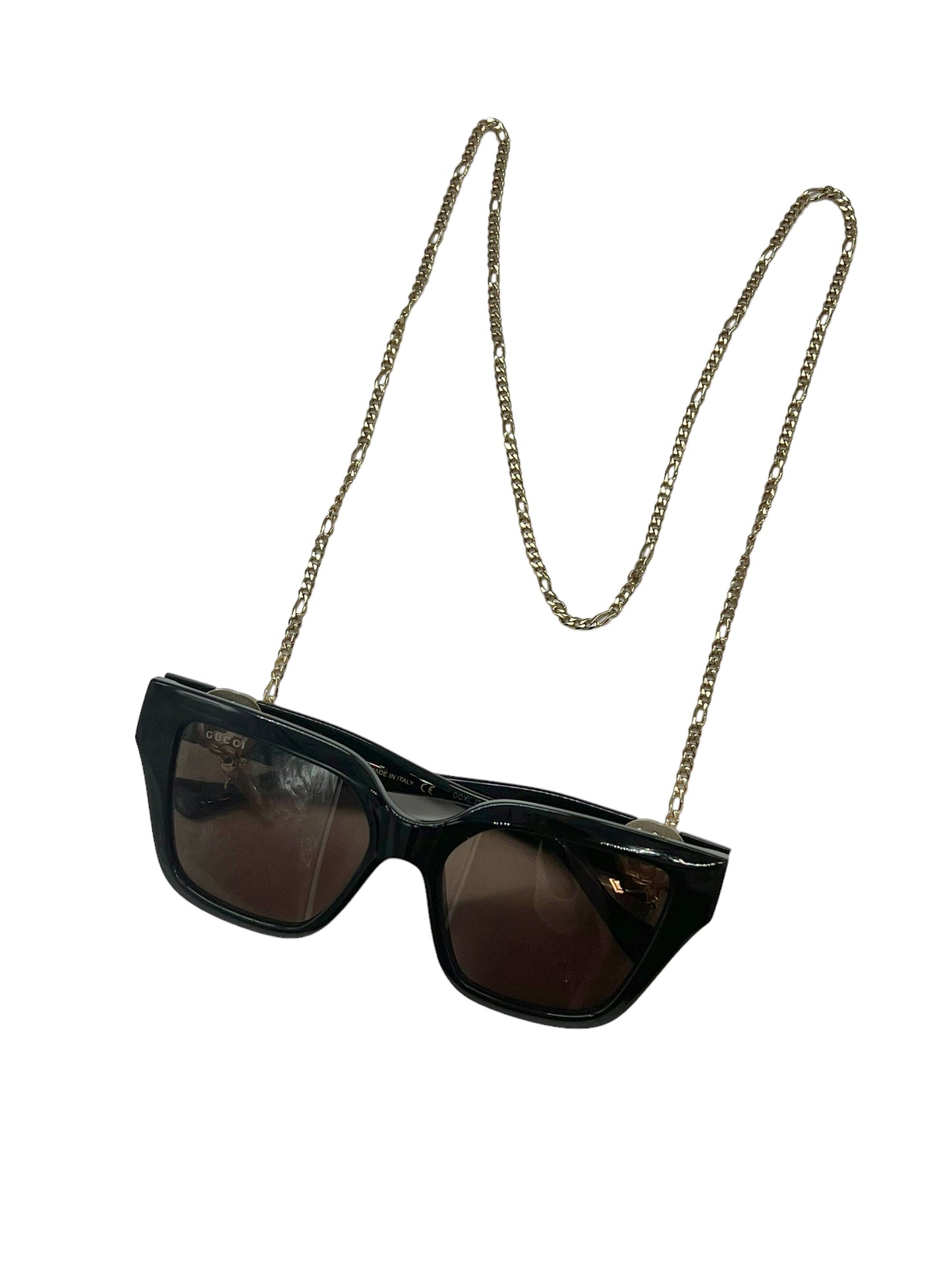 Gucci Black GG1023S Black Sunglasses With Chain