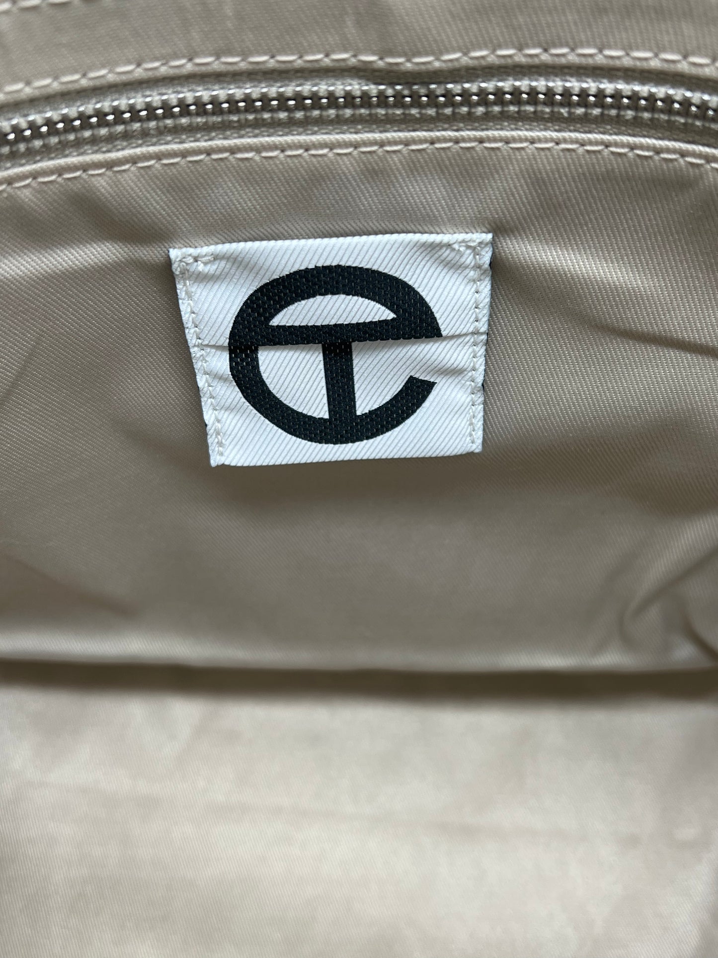 Telfar Vegan Leather Medium Gold Shopper