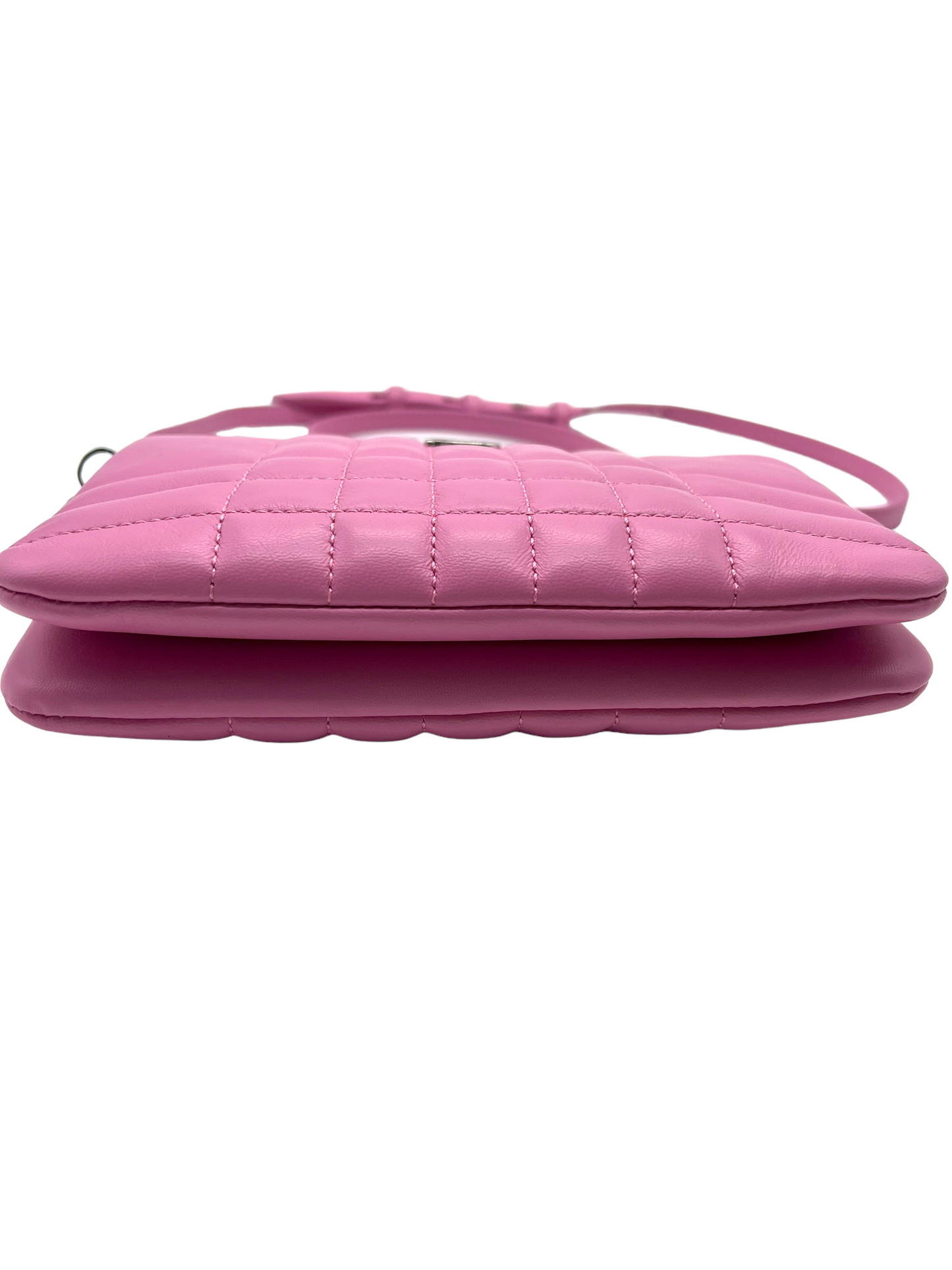 Burberry Pink Quilted Lola Crossbody