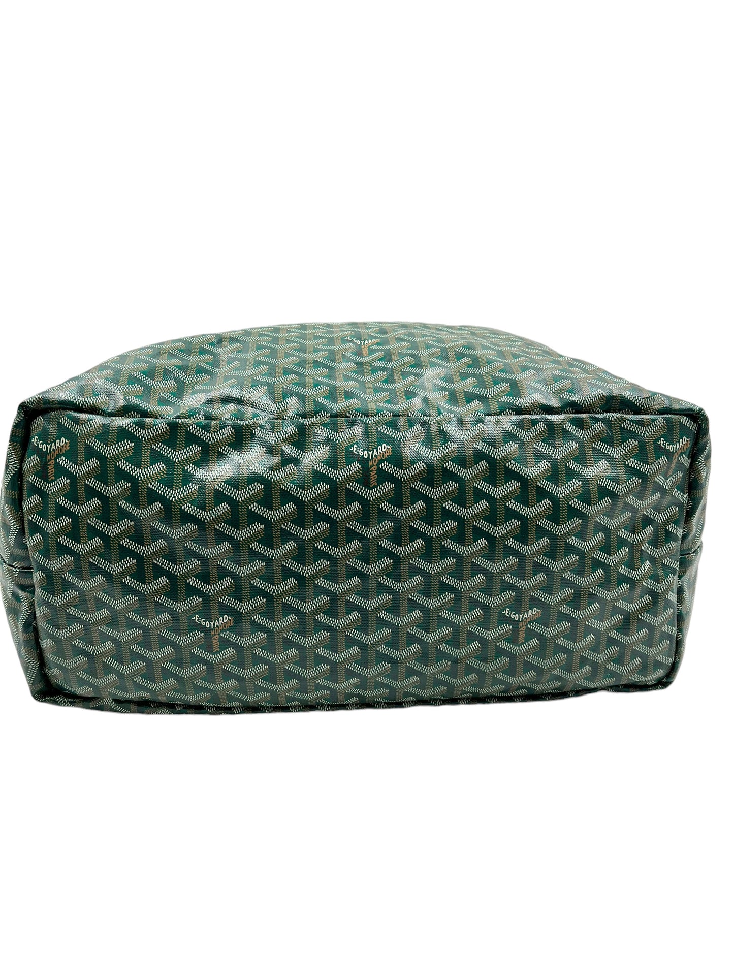 Goyard Green Goyardine Saint Louis GM Tote
