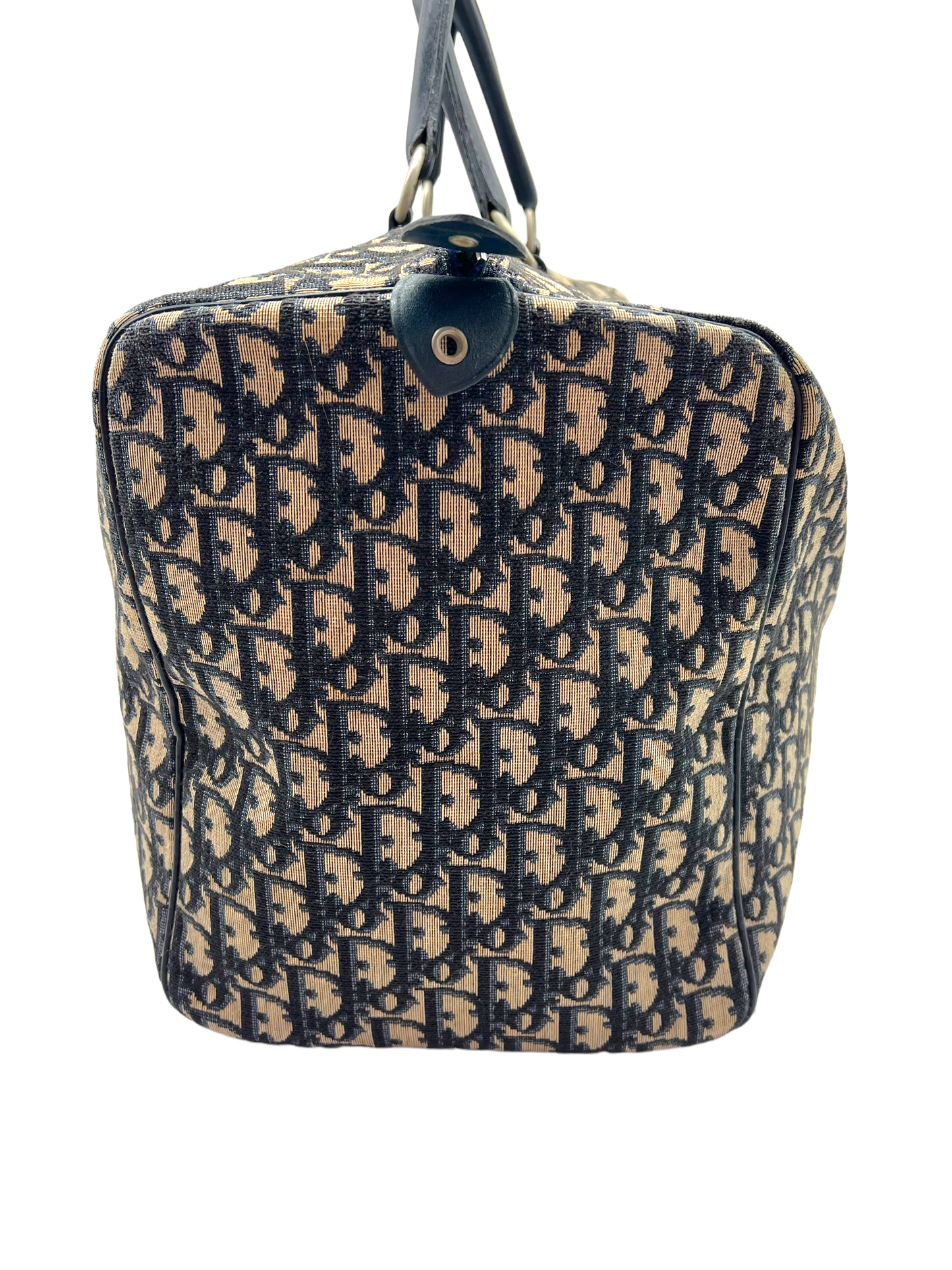 Christian Dior Vintage Blue Navy Trotter Duffle