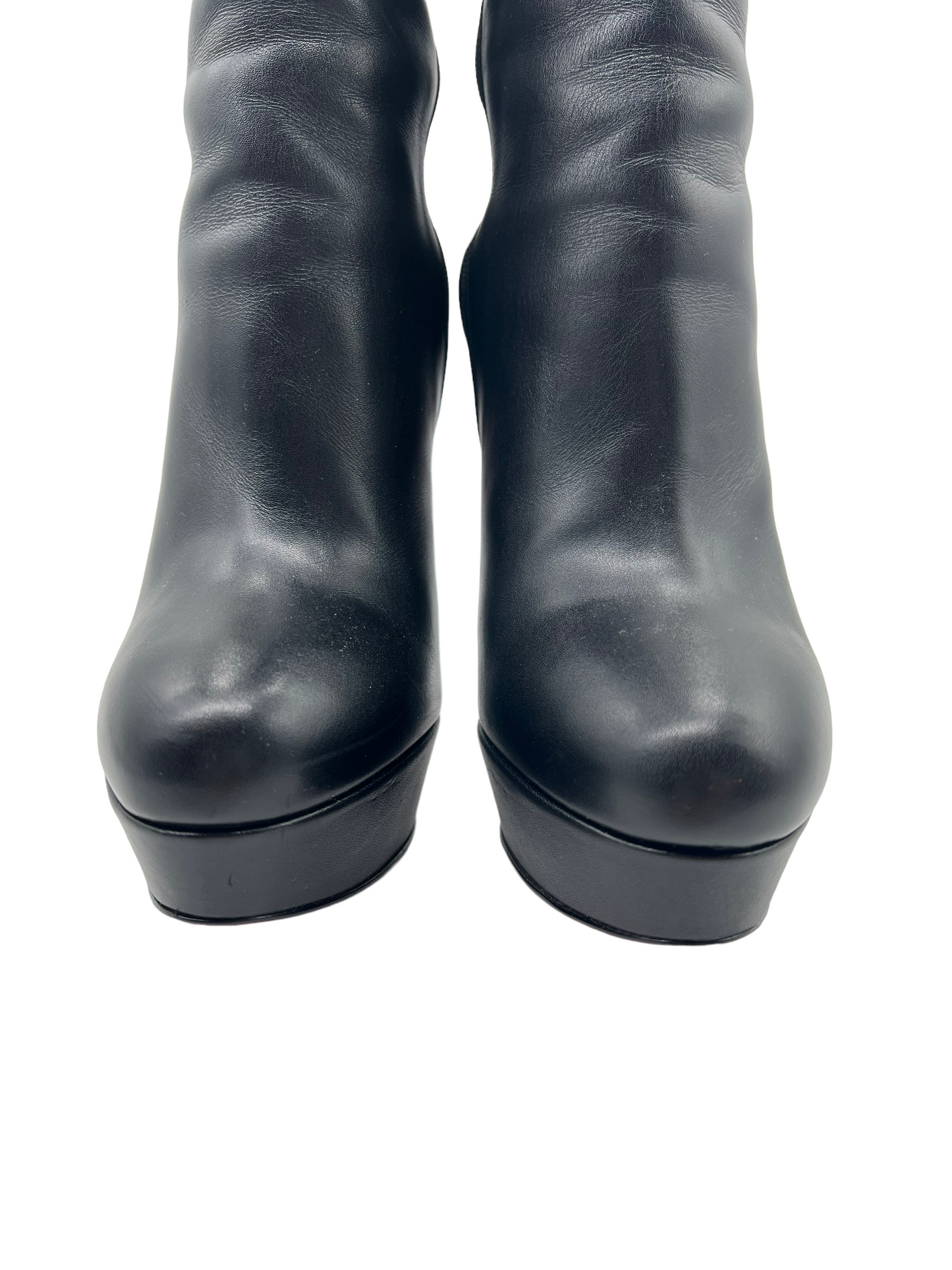 Christian Louboutin Black Bianca Botta 140 Size 39.5 Boots