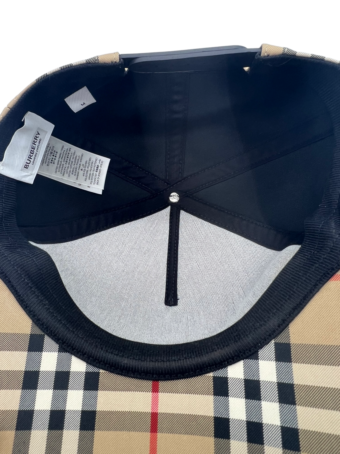 Burberry Plaid Love Archive Size M Trucker Hat