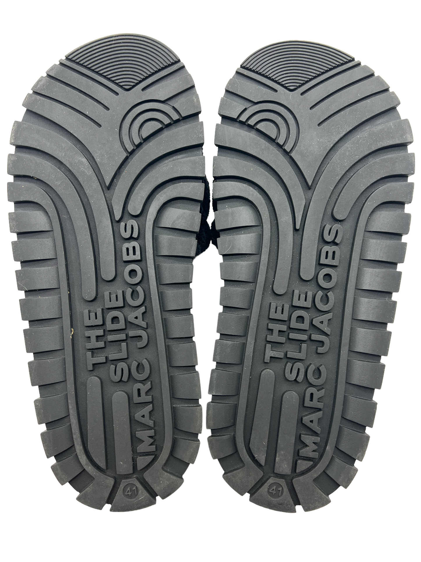 Marc Jacobs Black & White "The Slide" Size 41 Sandals