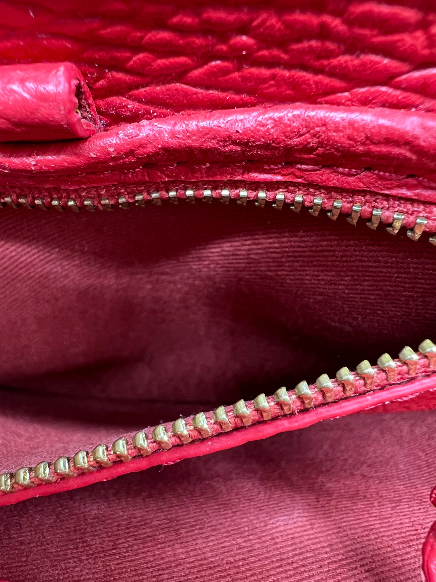 Phillip Lim Red Leather Mini Pashli Shoulder Bag