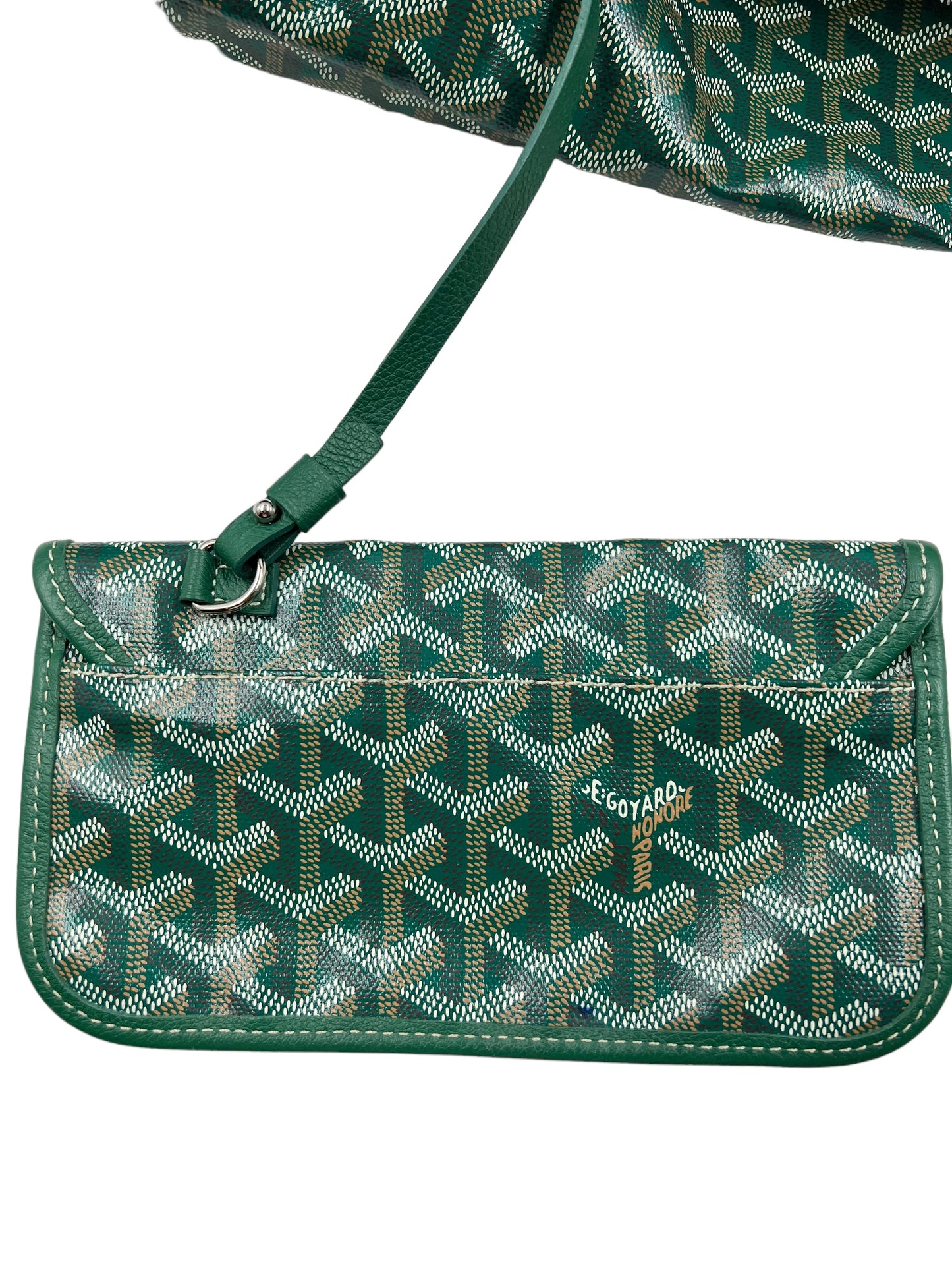 Goyard Green Goyardine Saint Louis GM Tote