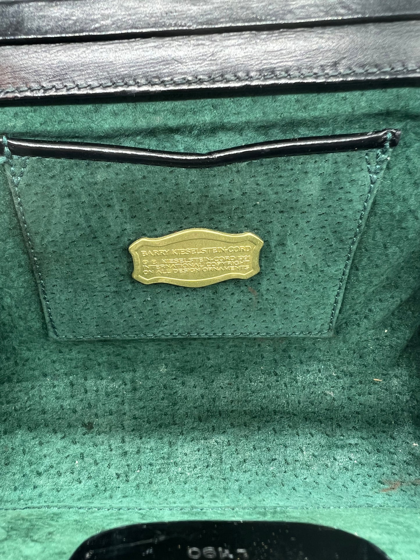 Barry Kieselstein-Cord Black Leather Chain Bag