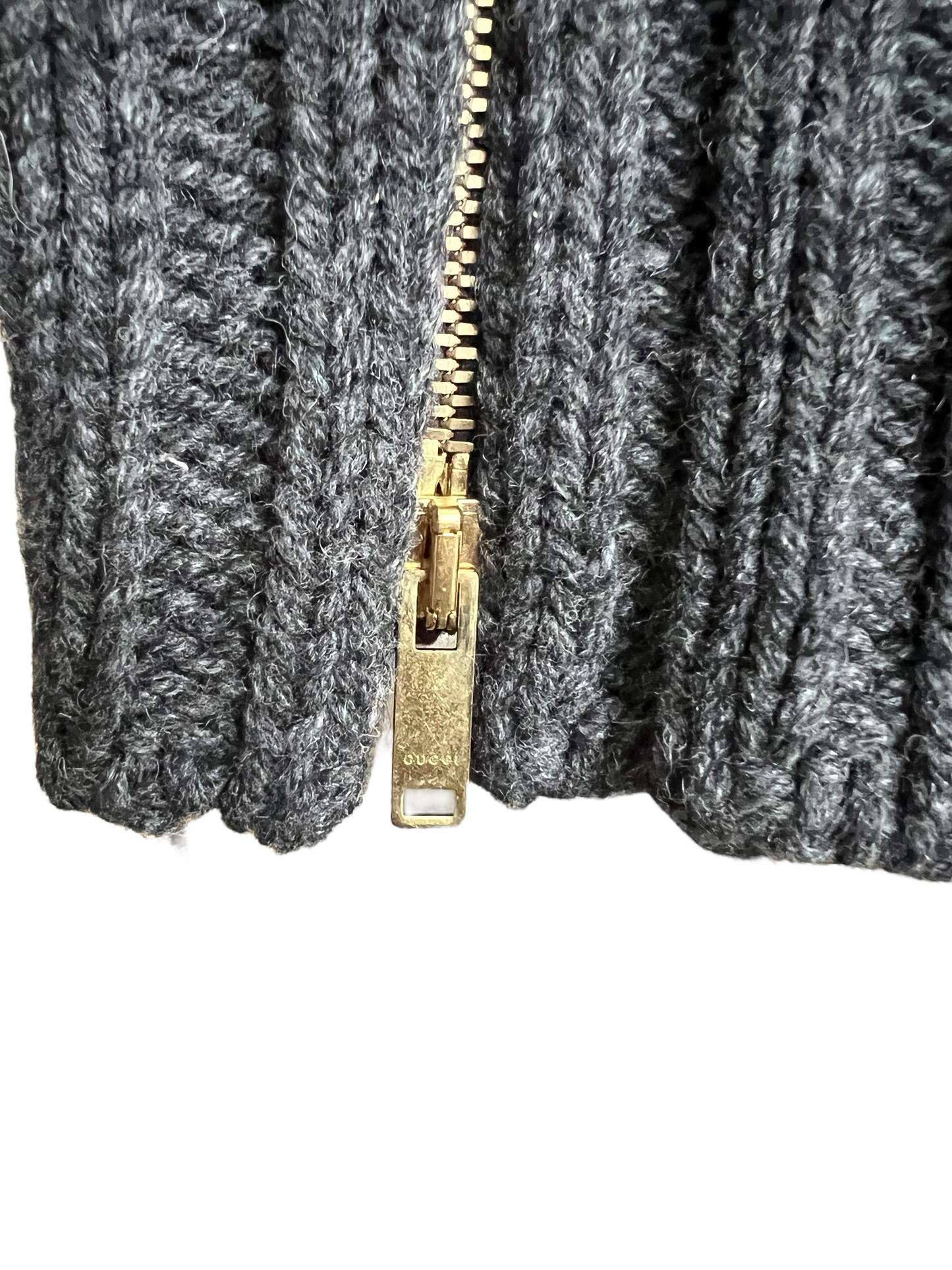 Gucci Charcoal Camel Size L Poncho