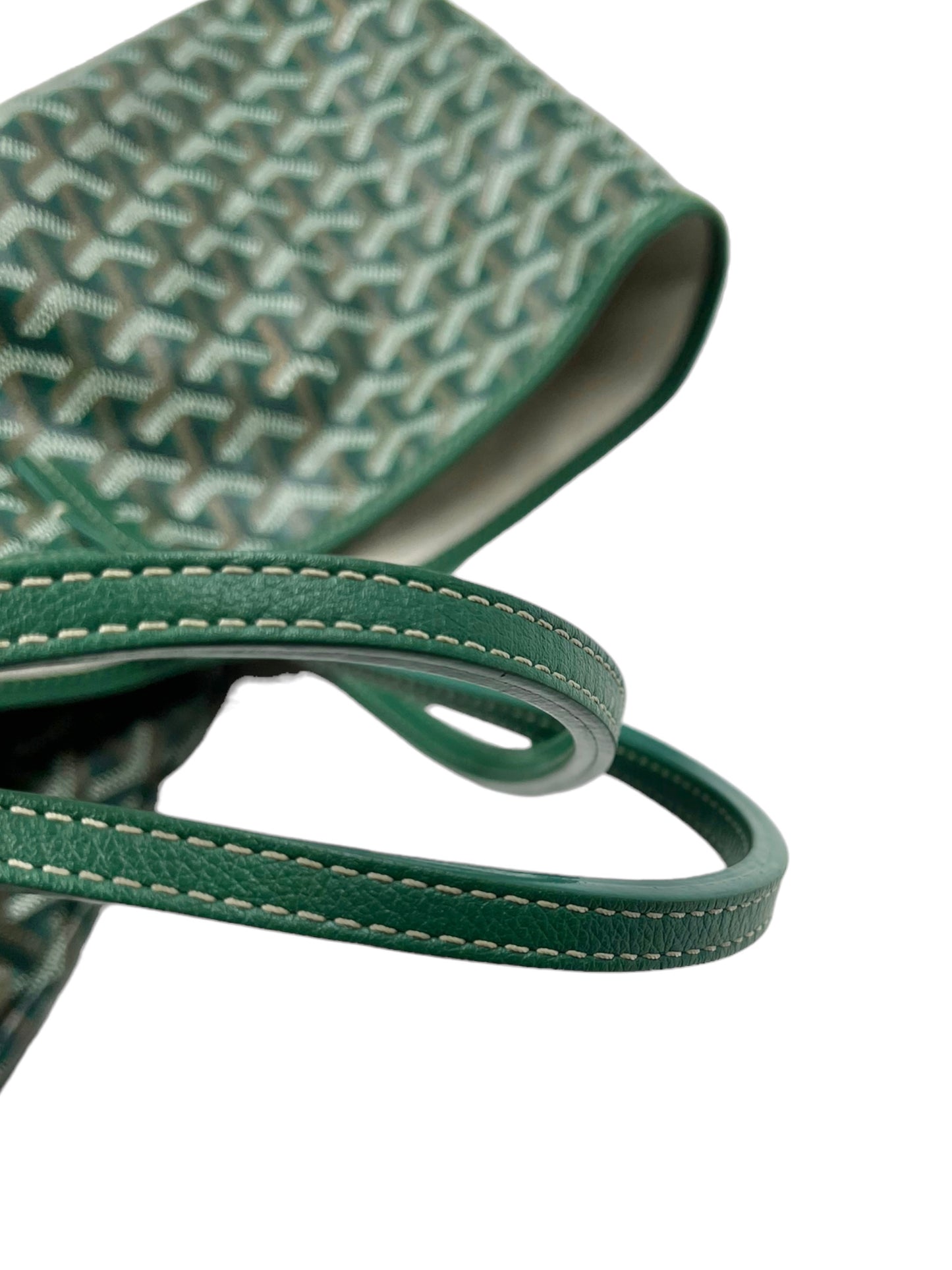 Goyard Green Goyardine Saint Louis GM Tote